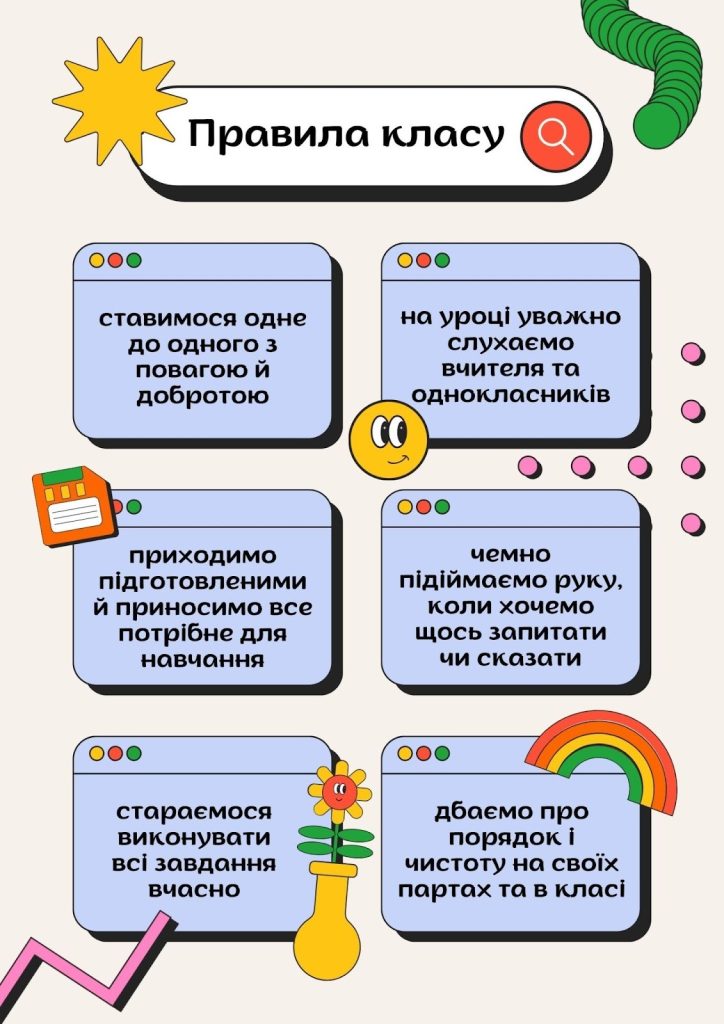 класний куточок оформлення