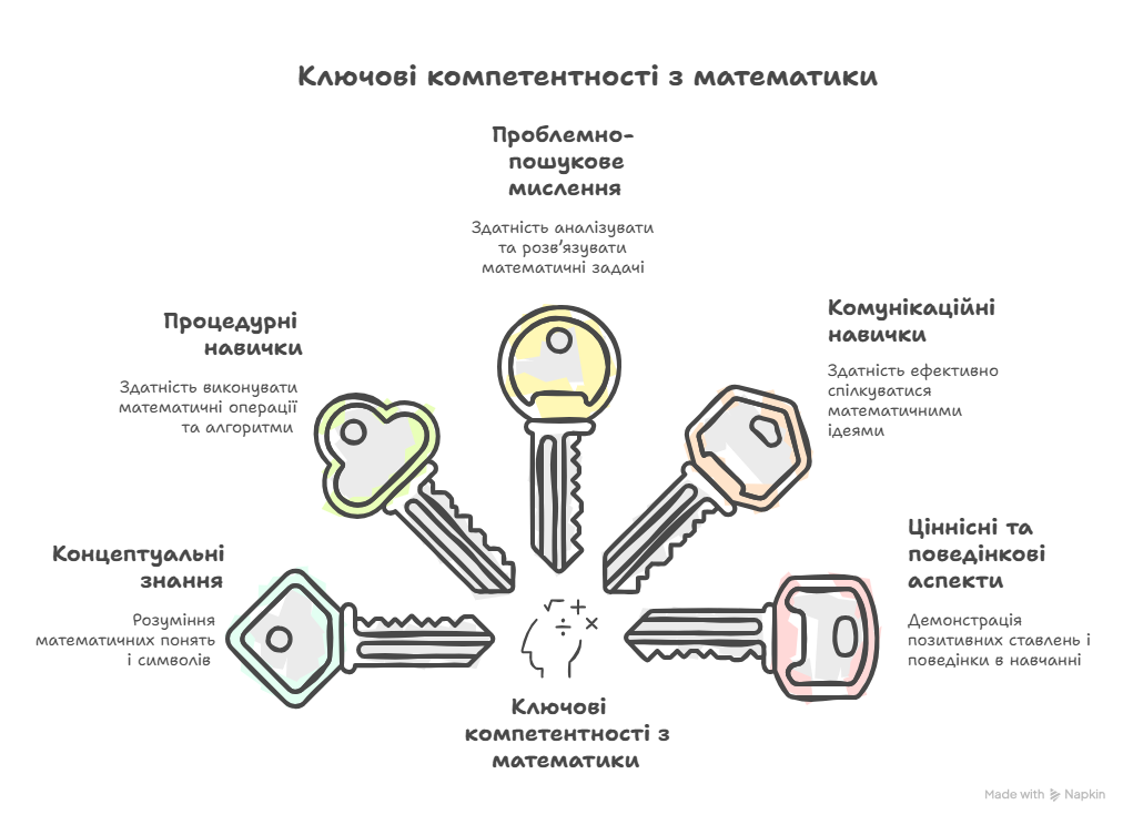 групи результатів з математики